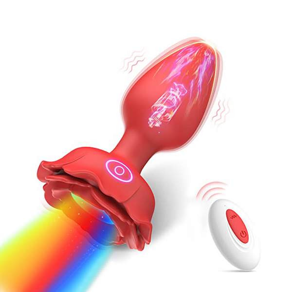 LED Vibrations Analplug mit 10 Vibrationseinstellungen